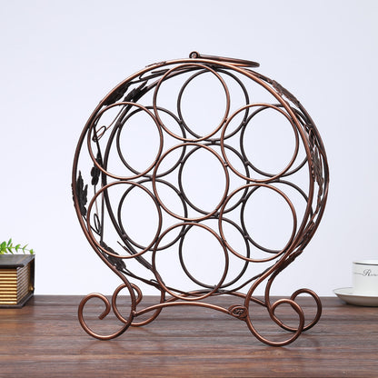 Multi-Bottle Decorative Wine Rack