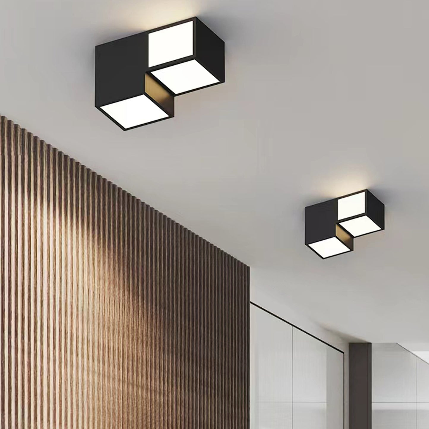 Modern Geometric Living Light