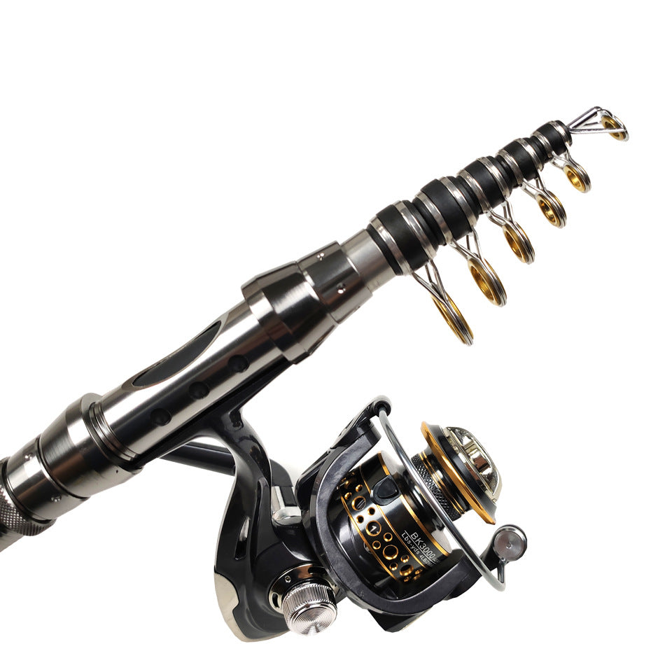 Ultra-Short Telescopic Sea Fishing Rod