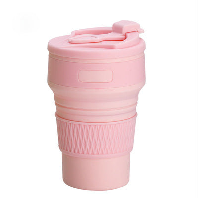 Collapsible Silicone Coffee Cup - Portable Folding Cup