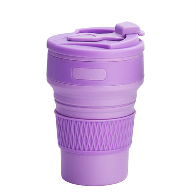 Collapsible Silicone Coffee Cup - Portable Folding Cup