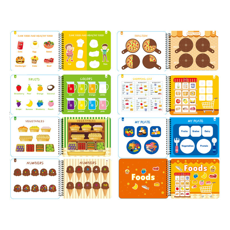 Early Learning Stickers and Flip Book Games for Kids