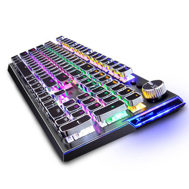 104-Key Backlit Mechanical Gaming Keyboard with Anti-Ghosting