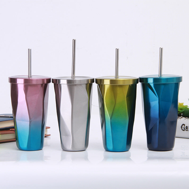 Stainless Steel Diamond Sippy Cup