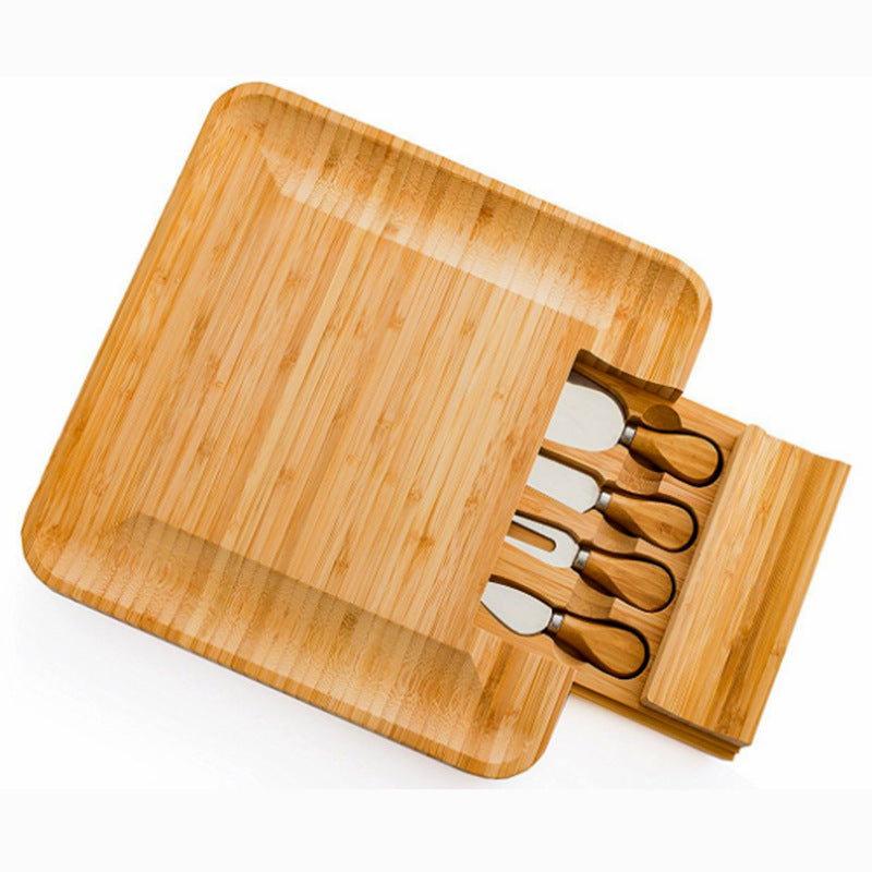 Multipurpose Cheese & Knife Storage Cutting Board