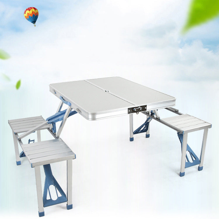 CampFlex Aluminum Alloy Folding Table & Chair Set