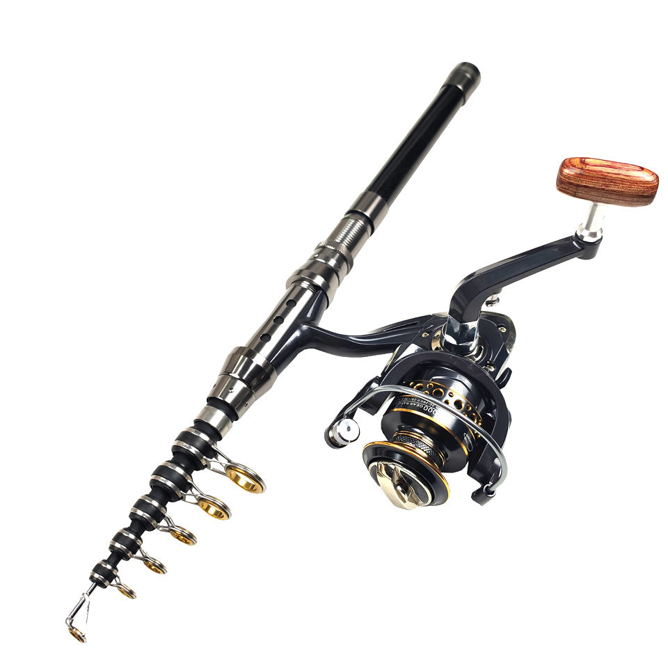 Ultra-Short Telescopic Sea Fishing Rod