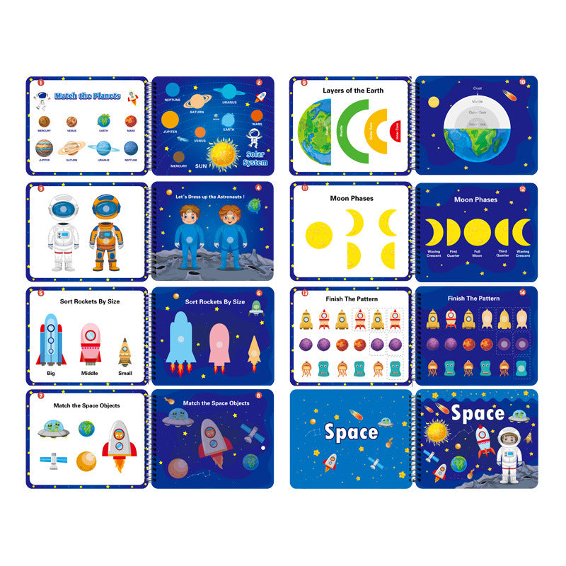 Early Learning Stickers and Flip Book Games for Kids