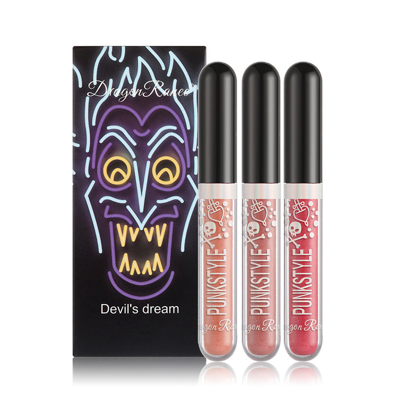 Halloween Diamond Lip Gloss Trio Set