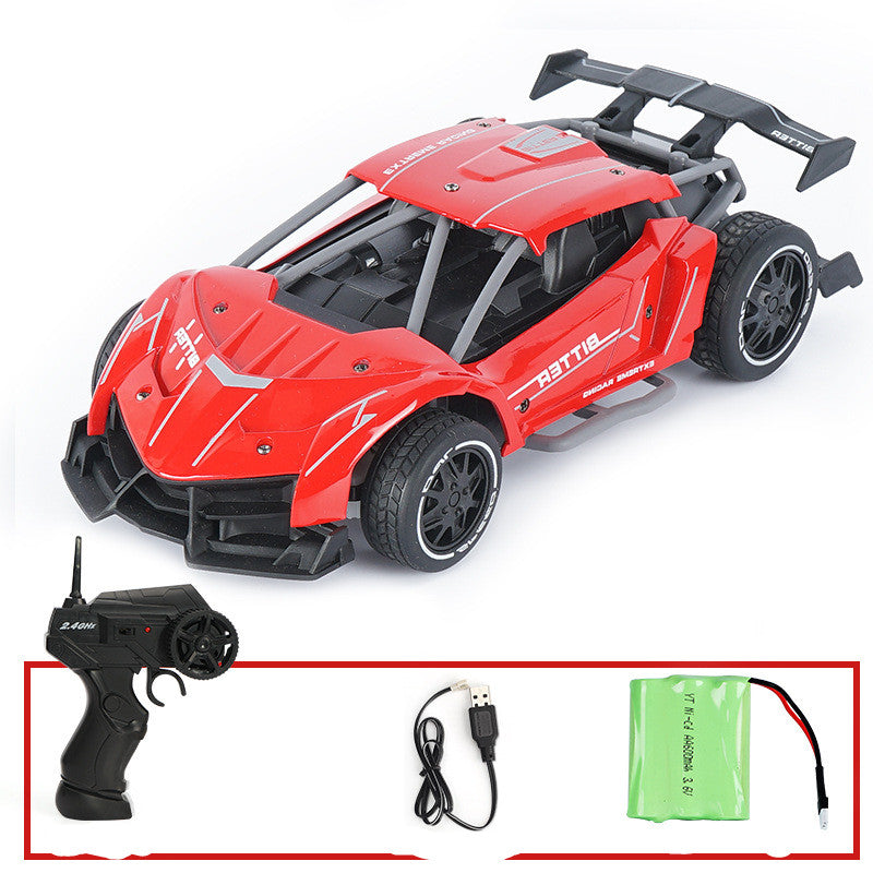 ChargeRunner: High-Speed Four-Wheel Drive Alloy Off-Road RC Car with Wireless Charging