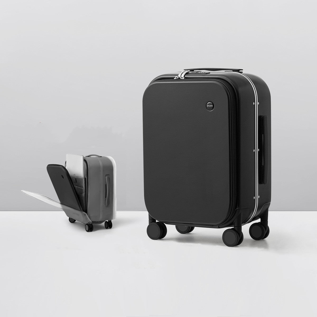 20-inch Front Opening Suitcase with Aluminum Frame