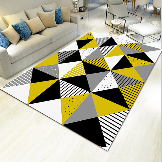 Geometric Light Design Carpet Mats