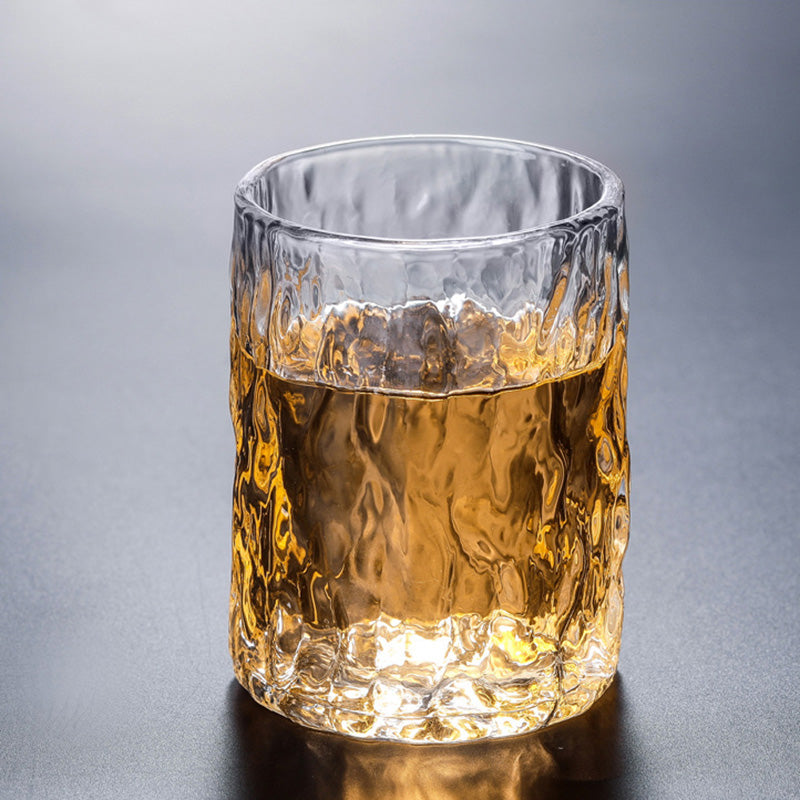 Heat-Resistant Whiskey Cocktail Glass with Lemon Hammer