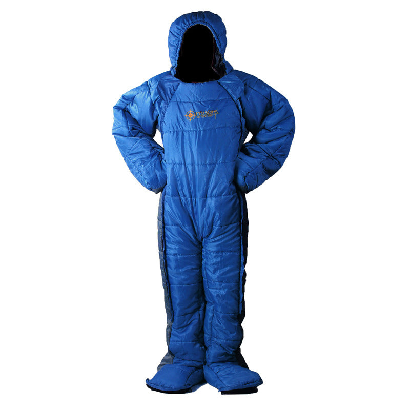 WalkSleeve Blue-Gray Humanoid Sleeping Bag