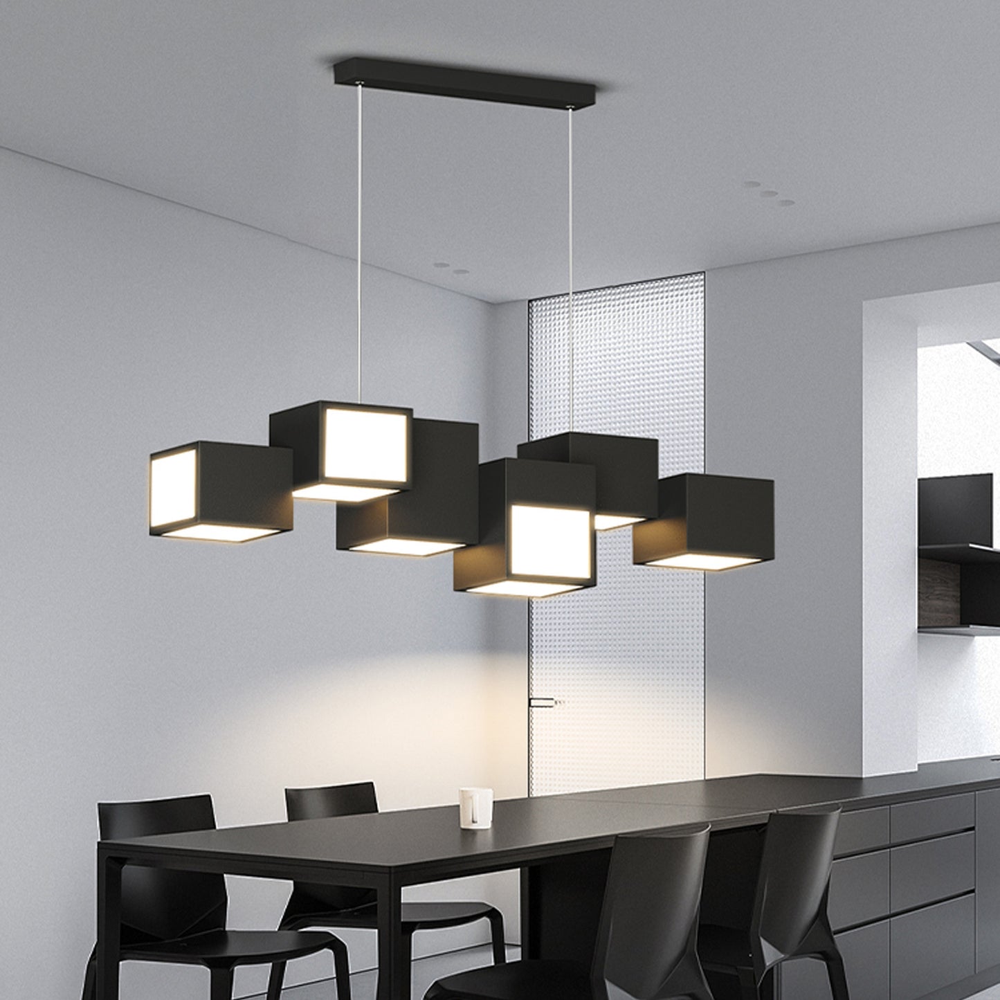 Modern Geometric Living Light