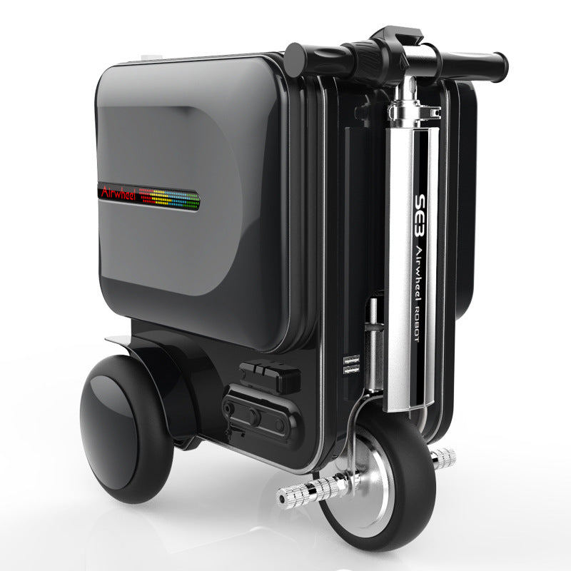 TravelBuddy: Intelligent Suitcase with Electric Power and Auto-Follow Technology for Smooth Travels