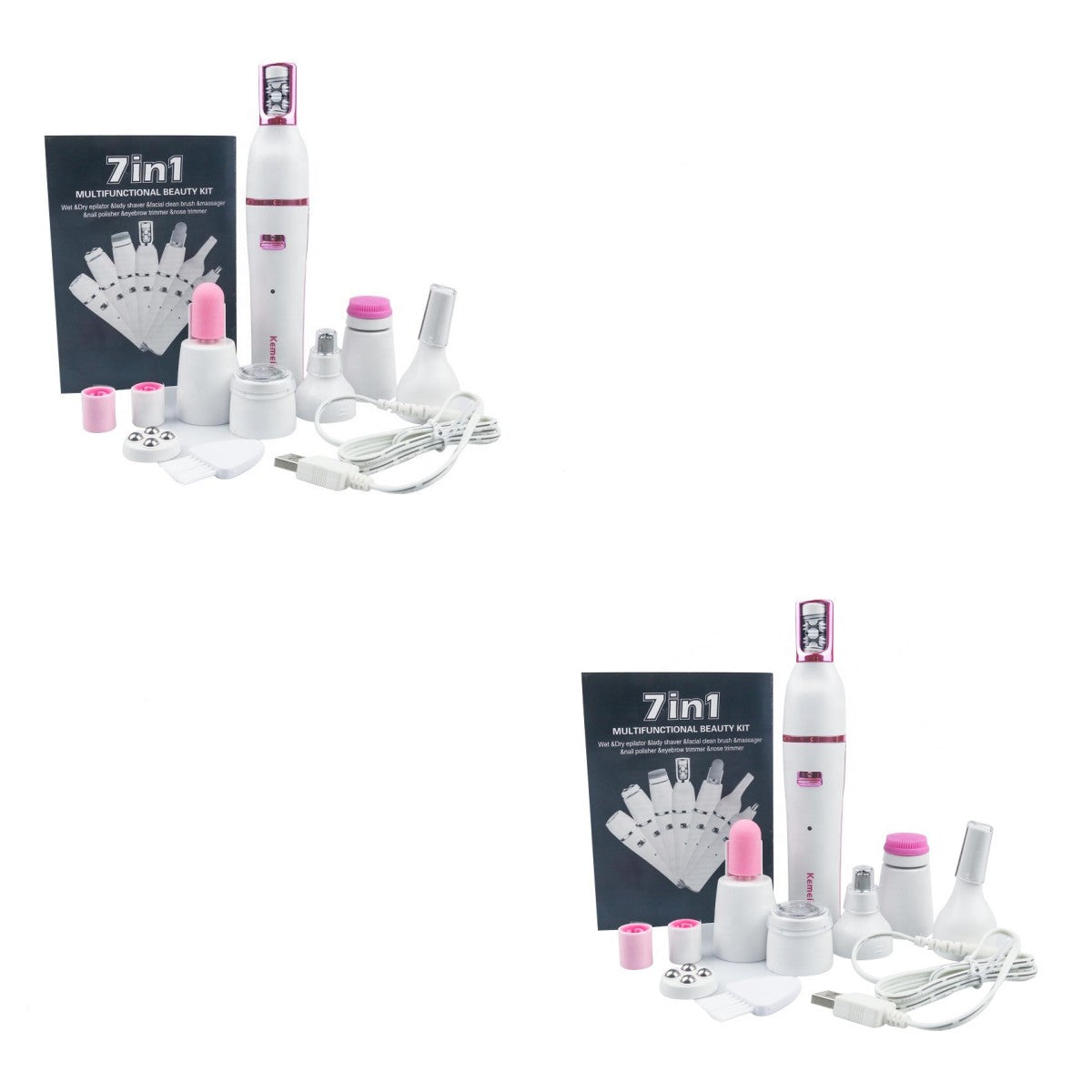 7-in-1 Beauty Grooming and Exfoliation System