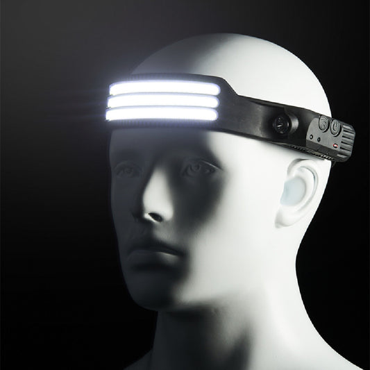 Smart Sensor Headlamp with Strong Light for Outdoor Activities