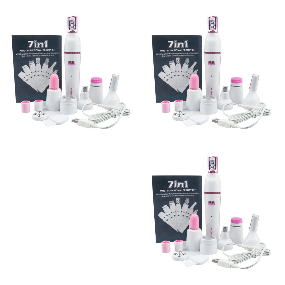 7-in-1 Beauty Grooming and Exfoliation System