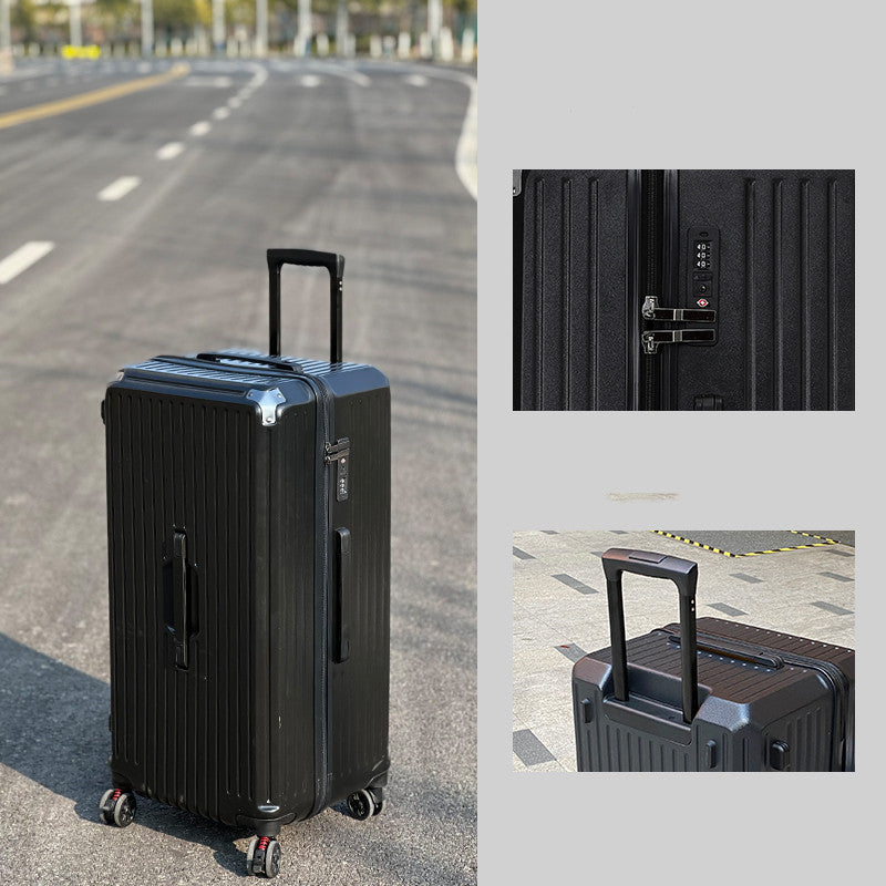 Large-Capacity Trolley Case with Shock Absorbing Wheels