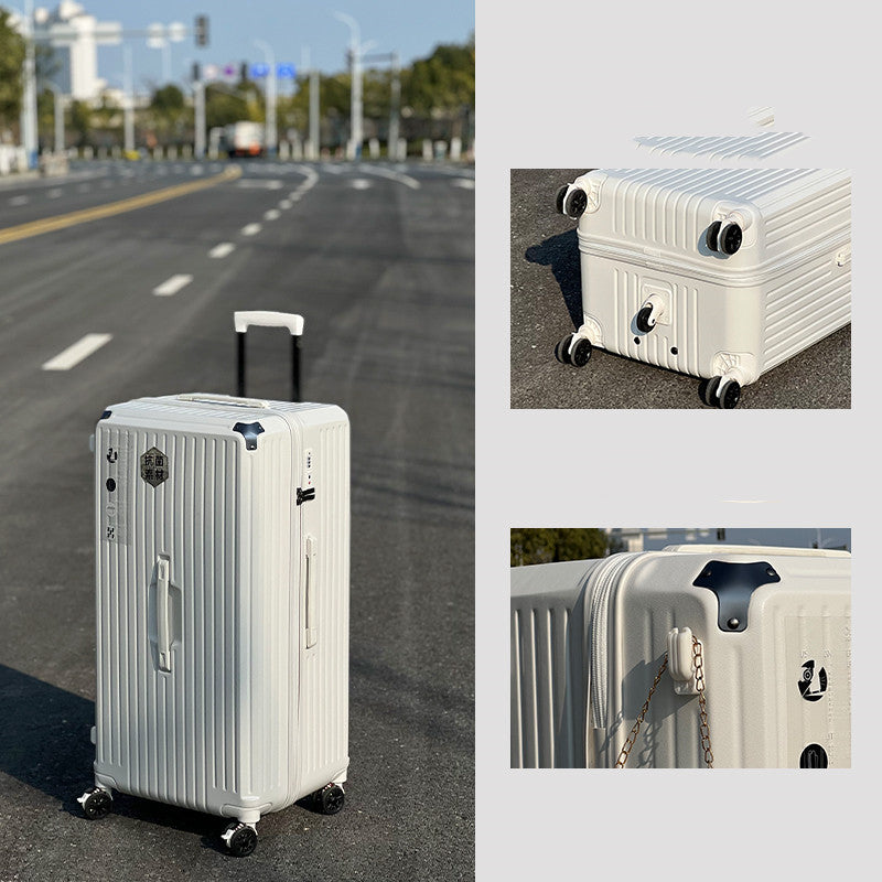 Large-Capacity Trolley Case with Shock Absorbing Wheels