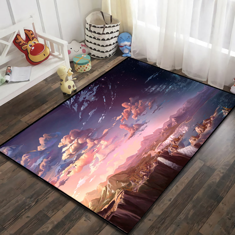 Japanese Cartoon Anime Bedroom Bedside Carpet