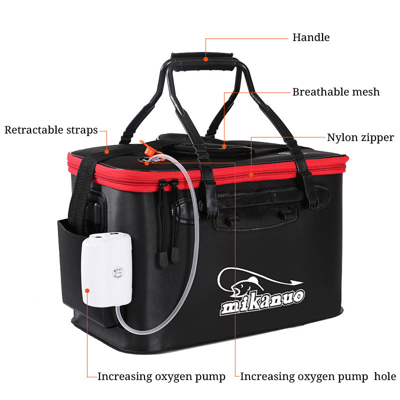 EVA Portable Fishing Bag Folding Fishing Box Tank