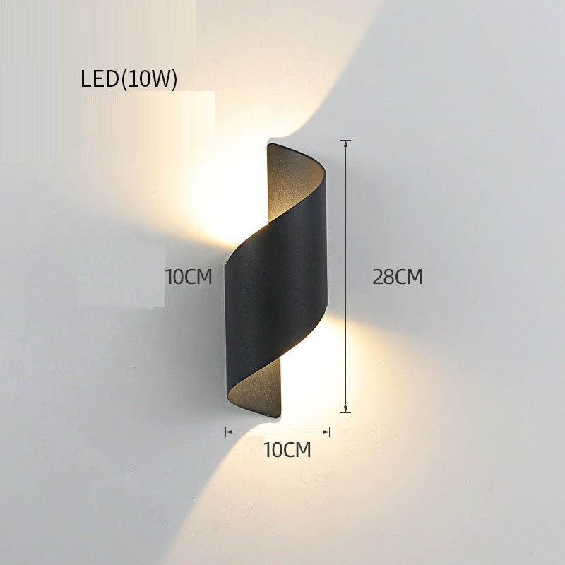 Waterproof LED Induction Wall Lamp for Balcony, Corridor, and Stairs