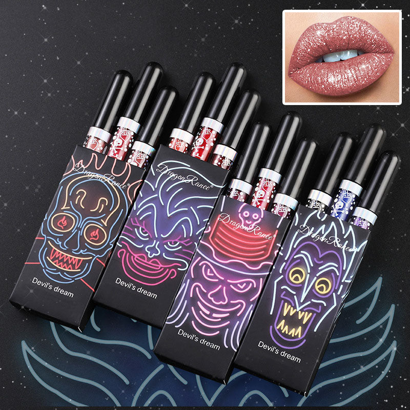 Halloween Diamond Lip Gloss Trio Set