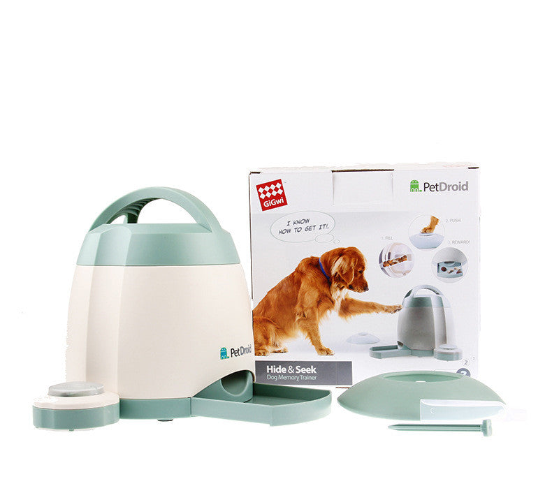 Creative Dog Button Push Type Automatic Feeder