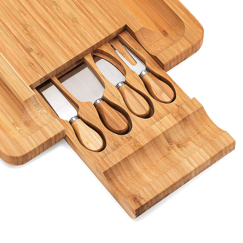 Multipurpose Cheese & Knife Storage Cutting Board