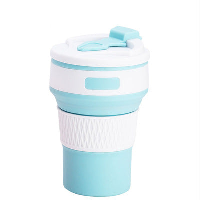 Collapsible Silicone Coffee Cup - Portable Folding Cup