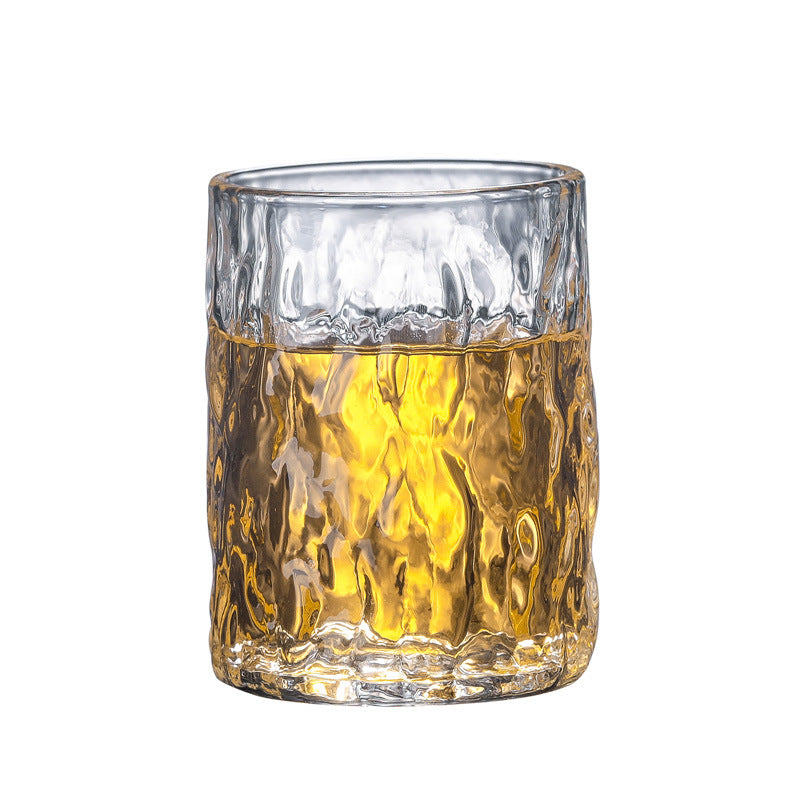 Heat-Resistant Whiskey Cocktail Glass with Lemon Hammer