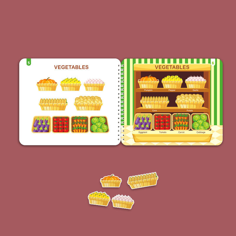 Early Learning Stickers and Flip Book Games for Kids