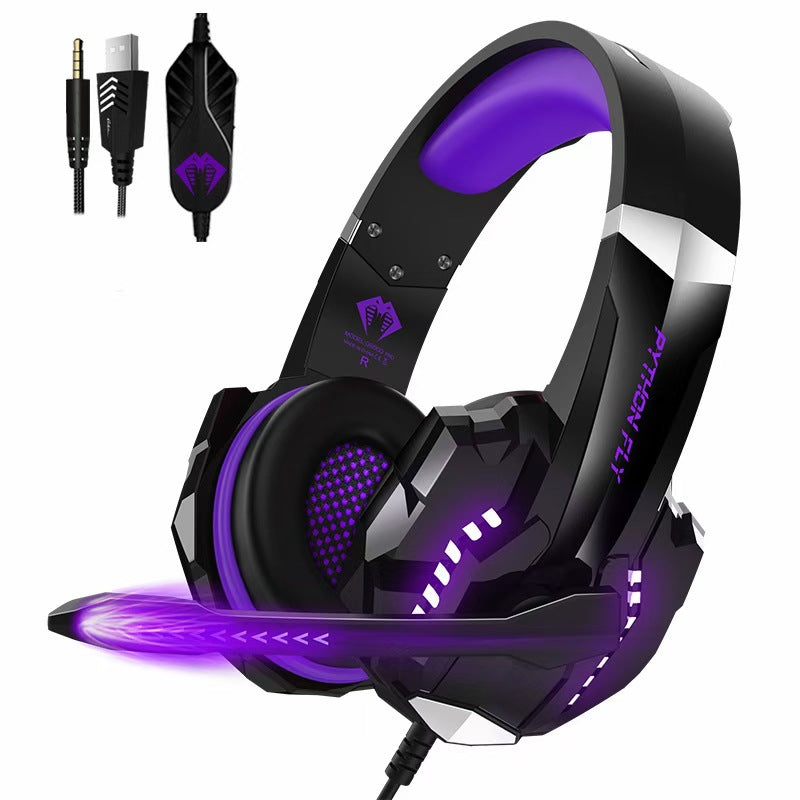 Luminous Wired Gaming Headset with Noise Cancellation