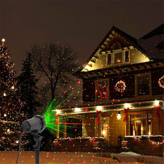 Outdoor Waterproof Laser Light for Courtyard – Red and Green