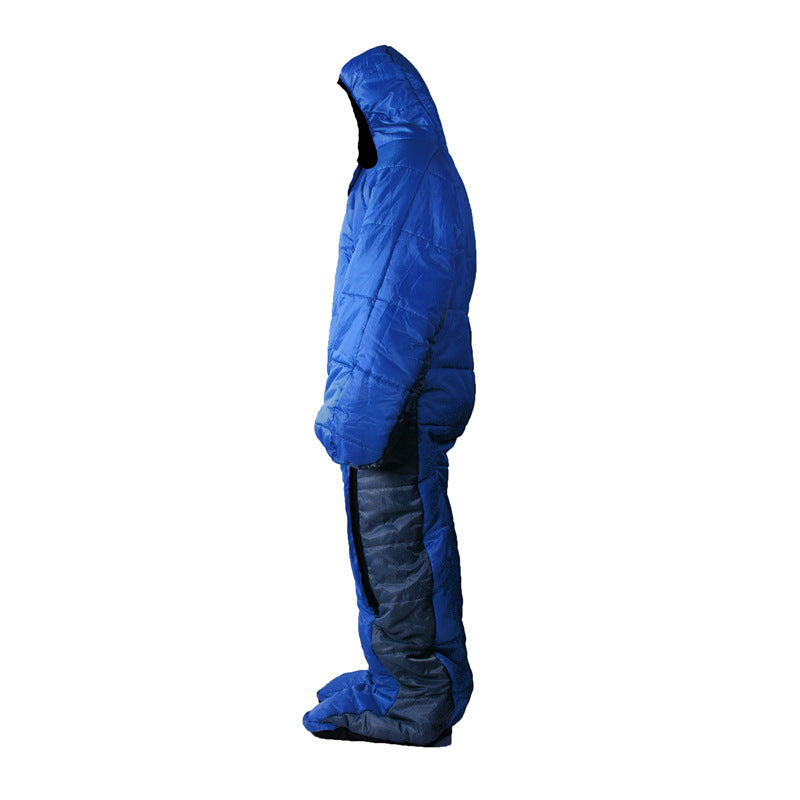 WalkSleeve Blue-Gray Humanoid Sleeping Bag