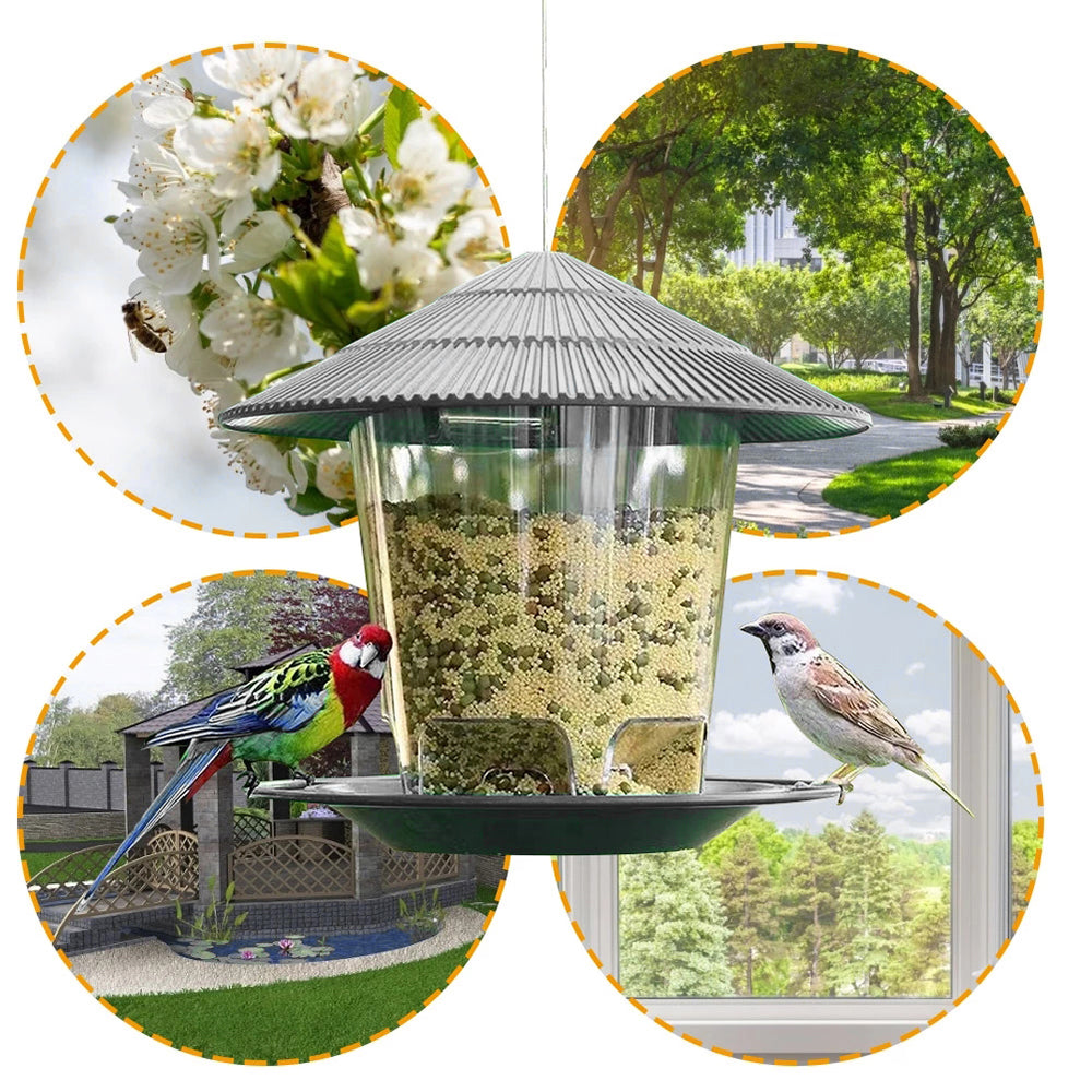 Outdoor Garden Hanging Metal Bird Feeder