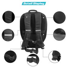 LED Backpack with Luminous Screen for Motorcycle Riders