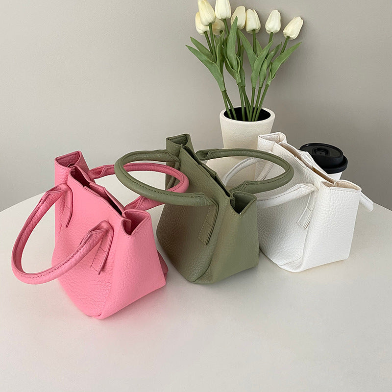 LitchiLux Soft Leather Bucket Bag