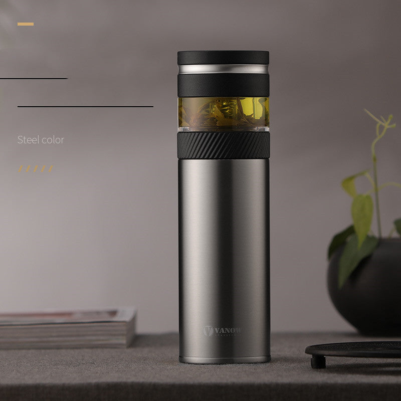 Custom High-End Men’s Travel Water Bottle with Filter