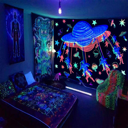 Fluorescent Tapestry Wall Decoration Home Background Cloth