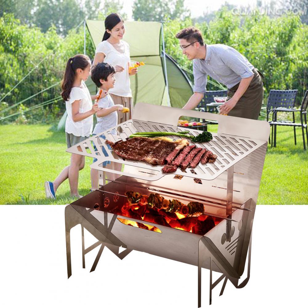 Single-Serve Stainless Steel BBQ Grill