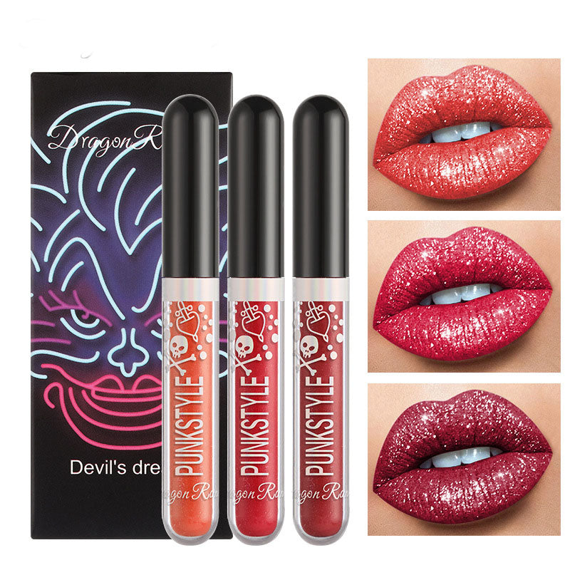 Halloween Diamond Lip Gloss Trio Set