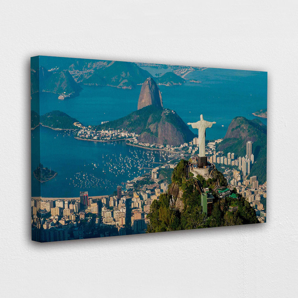 January Rio City Wall Art Canvas Natural Scenery Home Decoration