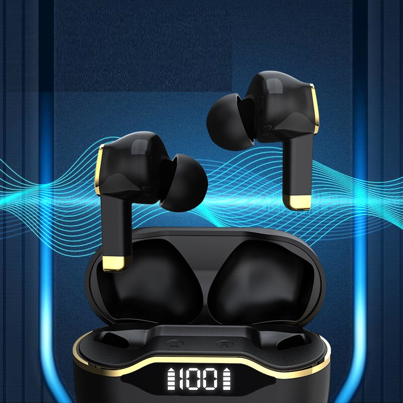 IPX5 Waterproof T28 TWS Earphones with LED Display