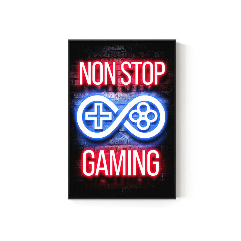 Stylish Neon Gaming Wall Decor