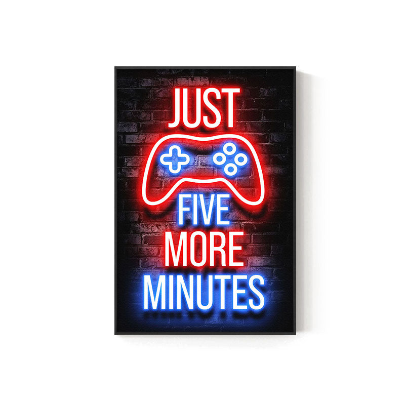 Stylish Neon Gaming Wall Decor