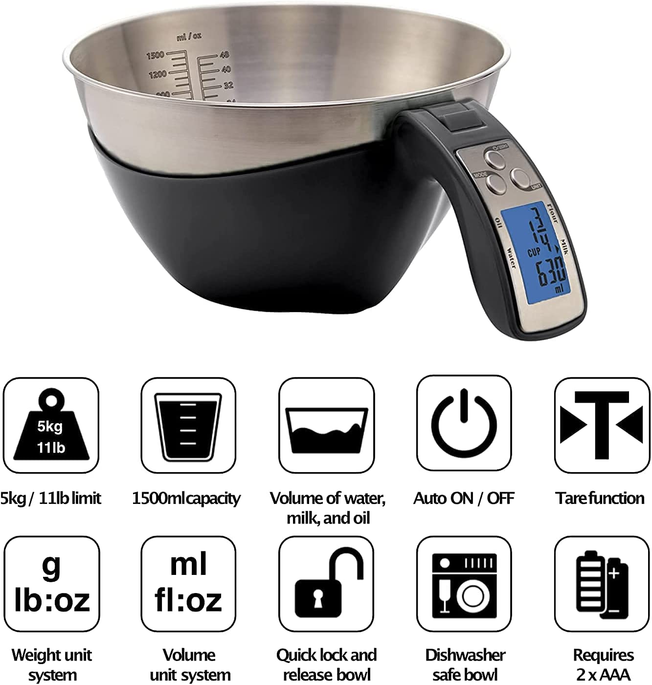 Electronic Measuring Cup with Scale